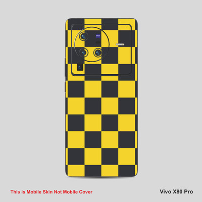 VYBE The Smart Choice Vivo X80 Pro Pattern Mobile Skin Mobile Skin(Multi ColourCO7)