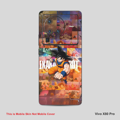VYBE The Smart Choice Vivo 80X Pro Goku Mobile Skin Mobile Skin(Dull Brown 17)