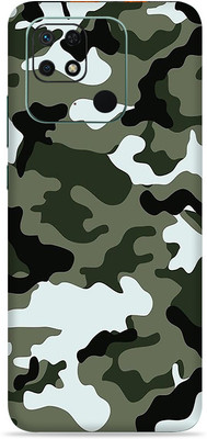 SkinoMania Redmi 10c Mobile Skin(Multicolor Camo-Winter)