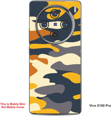 VYBE The Smart Choice Vivo X100 Pro Camouflage Embossed Mobile Skin(Egg White 19)