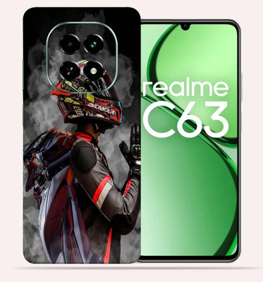 OggyBaba Realme C63 5g Mobile Skin(Black Racer)