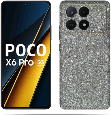 AsSkin Poco X6 Pro 5G., Mobile Skin(Ultra Super Silver Skin With HiighQuality Matte Finish.)