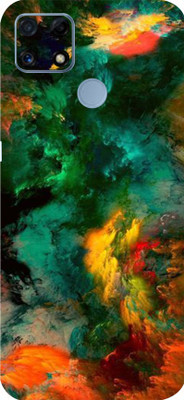 TJ CREATION Realme C25s Mobile Skin(Ultra Super Multicolor Clouds Skin With High Matte Finish.)