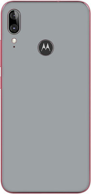 Vcare GadGets Motorola e6s Mobile Skin(Silver)