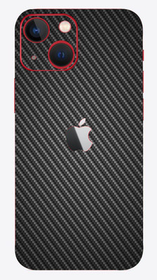 AsSkin IPhone 13 mini, iPhone 13 mini Mobile Skin(Ultra Super Black Cf Wrap Sticker With High Gloss Finish).)