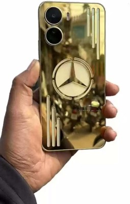 MOKPLZ Golden Mobile Back Cover vivo Y16 vivo Y56 vivo T2x 5G Gold Acrylic Mobile Skin(Gold)