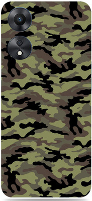 SkinoMania OPPO A78 5G Mobile Skin(Multicolor Camo_Military-Green)