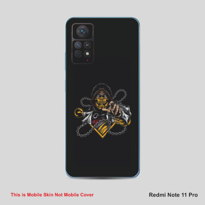 VYBE The Smart Choice Redmi Note 11Pro Goku Mobile Skin Mobile Skin(Tealish Black A31)