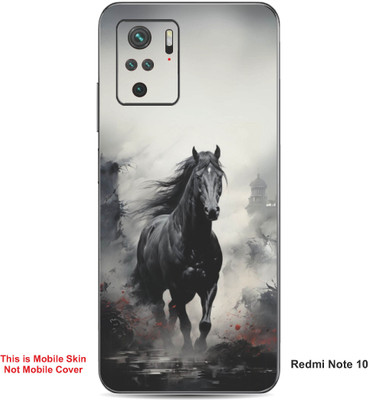 VYBE The Smart Choice Redmi Note 10 Horse Embossed Mobile Skin(Star Dust 19)