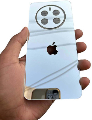 TWUAOP REALME NARZO 70 PRO 5G MOBILE SKIN, MIRROR BACK PANNEL ACRYLIC SHEET Mobile Skin(Silver)