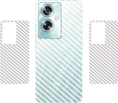 SHIVATRIX OPPO A79 5G::, 3D CARBON FIBER BACK LAMINATION, (PACK OF 2) Mobile Skin(Transparent)