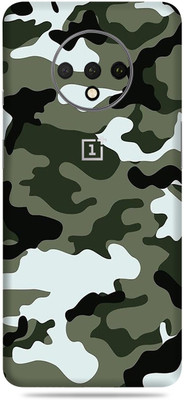 Gizmo Wraps Oneplus 7t Mobile Skin(Winter Camouflage Multicolor Skin With Cleaning Wipe)