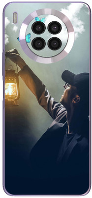 FCS Huawei nova 8i Printed Back skin Mobile Skin(Man With Lamp)