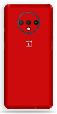 AsSkin Oneplus 7T Mobile Skin(Light Red Matte Back Skin With High Matte Finish)