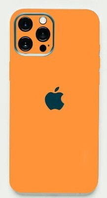 BugguSkin Apple iPhone 14 Pro Max Mobile Skin(Ultra Super OrangeMatte Skin With High Matte Finish.)