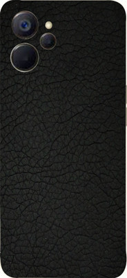 AsSkin Realme 9i 5G, realme 9i 5g Mobile Skin(Ultra Super Black Leather Wrap Sticker With High Gloss Finish).)