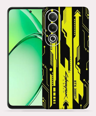 OggyBaba OggyBaba Oppo K12X 5g Mobile Skin(Cyberpunk Yellow Black)