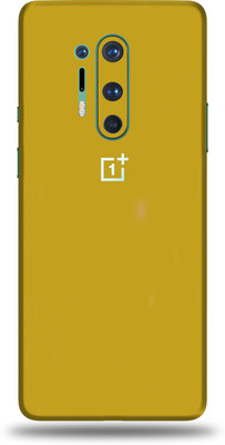 AsSkin Oneplus 8Pro Mobile Skin(Gold Glossy Matte Skin With Glossy Matte Finish.)