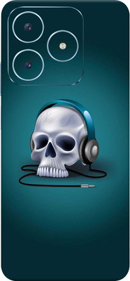 SkinoMania Realme Narzo N63 5G Mobile Skin(Skull Music Multicolor Mobile Skin)