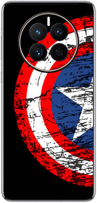 FCS Huawei Mate 50E Printed Back skin Mobile Skin(Captain America Shield)
