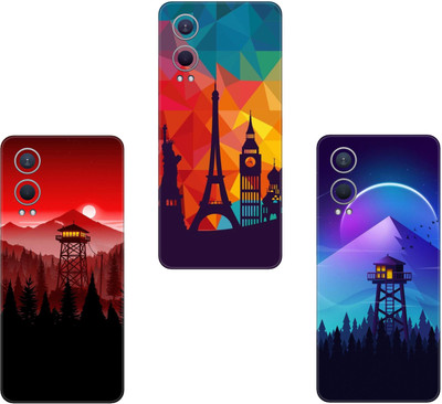 SKINADDA HUAWEI Y8P COMBO(PACK OF 3)Camera&Back Protector Premium Vinyl Mobile Skin(Multicolor)
