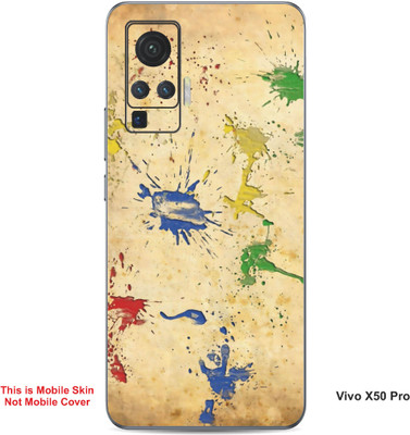 VYBE The Smart Choice Vivo X50 Pro Art Embossed Mobile Skin(Sunset 9)
