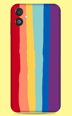 SkinoMania Samsung Galaxy F14 5G Mobile Skin(Multicolor Rainbow-lines-)