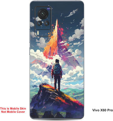 VYBE The Smart Choice Vivo X60 Pro Art Embossed Mobile Skin(River Bed 11)