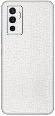 Vcare GadGets V23e 5G Mobile Skin(White Textured Leather)