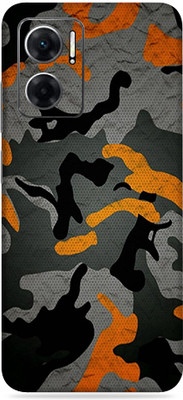 SkinoMania Redmi 11 Prime(5G) Mobile Skin(Multicolor Camo Orange)