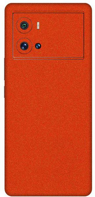 Vcare GadGets Glitter Orange vivo i QOO 9 Pro 5G Mobile Skin(Glitter Orange)