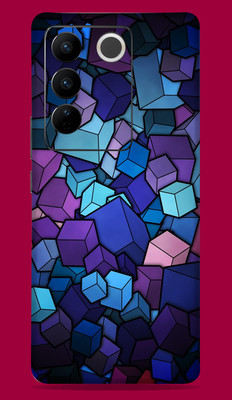 SkinoMania Vivo V27 Pro 5G Mobile Skin(Multicolor Cubes-Vector)