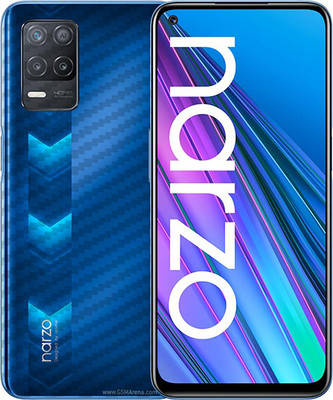candeal mart Realme Narzo 30 5G carbon fiber 3D back skin / sticker wrap / Protective film Mobile Skin(Transparent)