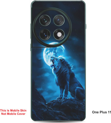 VYBE The Smart Choice One Plus 11 Lion Embossed Mobile Skin(Water Blue 32)