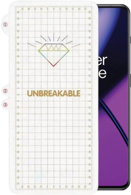 A3sprime Unbreakable Soft Transparent Front Screen Protector for OnePlus 11R 5G Mobile Skin(Transparent)