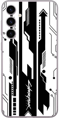 FCS Samsung Galaxy M34 5G Printed Back skin Mobile Skin(Cyber Punk White)