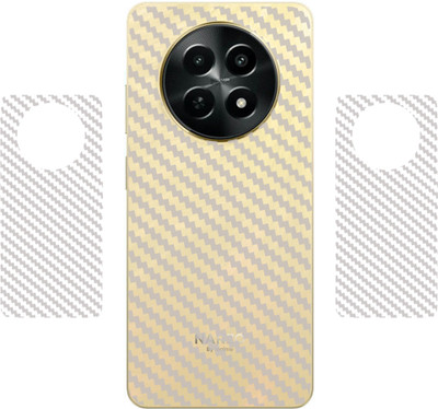 DVANK REALME NARZO N65 5G || 3D CARBON FIBER ULTRA-THIN BACK LAMINATION || Mobile Skin(TRANSPARENT)