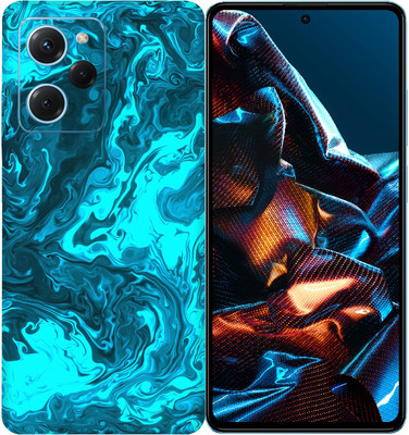 SkinoMania POCO X5 Pro 5G Mobile Skin(Multicolor Light-Blue)