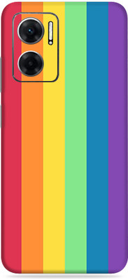 SkinoMania Redmi 11 Prime(5G) Mobile Skin(Multicolor Straight Line)