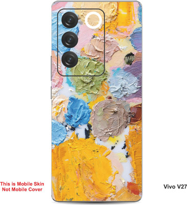 VYBE The Smart Choice Vivo V27 Abstract Embossed Mobile Skin(Asparagus 5)