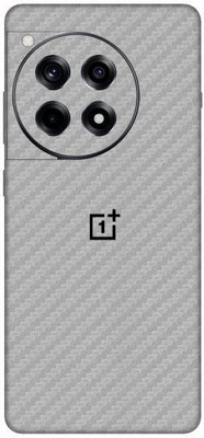 Vcare GadGets Fiber Carbon Silver OnePlus 12 R 5G With Logo Mobile Skin(Fiber Carbon Silver)