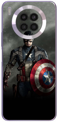 FCS Huawei nova 8i Printed Back skin Mobile Skin(Captain America)