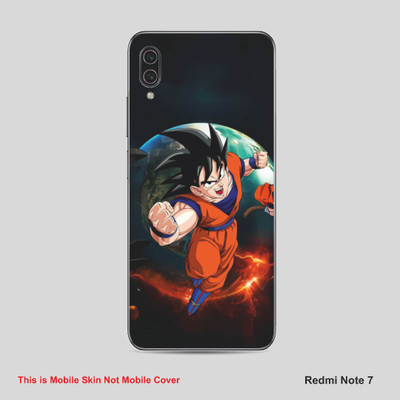 VYBE The Smart Choice Redmi Note 7 Goku Mobile Skin Mobile Skin(Dark Jungle Green A22)