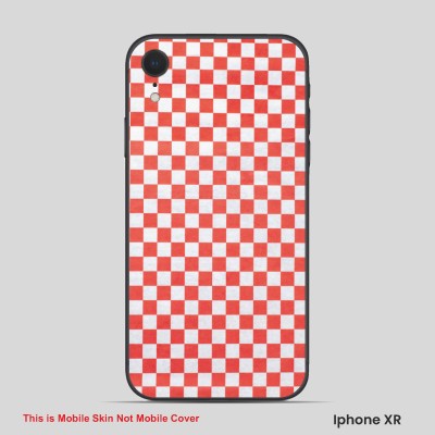 VYBE The Smart Choice iPhone XR Pattern Mobile Skin(Valentine Red, White 3)