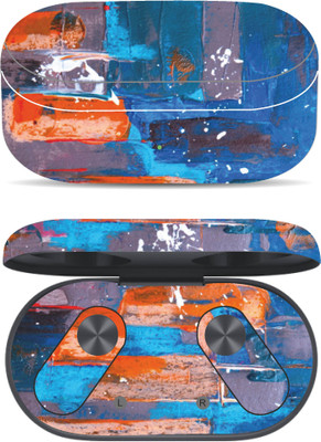 VYBE The Smart Choice OnePlus Nord Buds 2 Abstract Mobile Skin(Multi Colour 35)