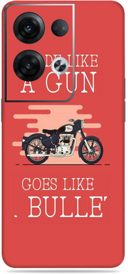 SkinoMania Oppo Reno 8 Pro 5G Mobile Skin(Multicolor Art Bullet)