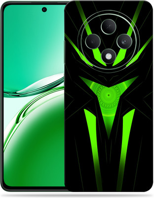 WeCre8 Skin's OPPO F27 5G Ultra Premium Vinyl Mobile Skin (Multicolor) Mobile Skin(Black Green Abstract)