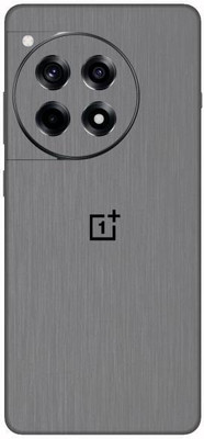 Vcare GadGets Brushed Silver OnePlus 12 R 5G With Logo Mobile Skin(Brushed Silver)