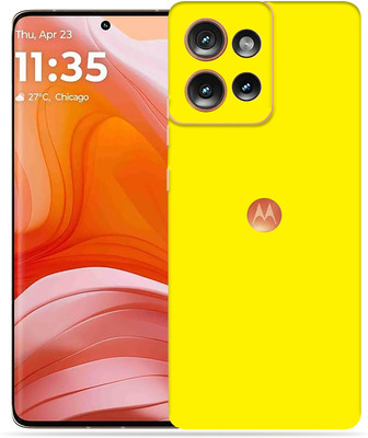 OggyBaba Moto Edge 50 Mobile Skin(Yellow Matte)