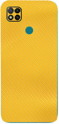 TJ CREATION Redmi 9 Activ, Redmi 9 activ Mobile Skin(Ultra Super Yellow Carbon Fiber Skin With High Matte Finish., Mobile Skin (Back+Side+Camera))